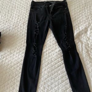 Express black distressed jeans.  Size 4